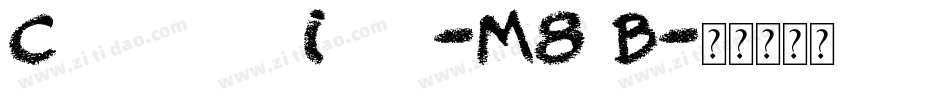ChalkmarksItalic-M8eB字体转换