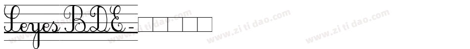 SeyesBDE字体转换