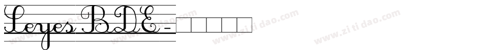 SeyesBDE字体转换