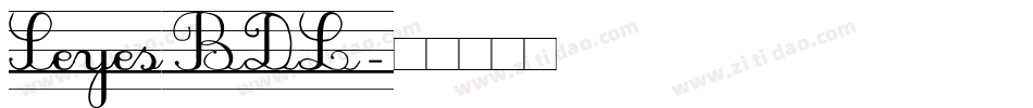 SeyesBDL字体转换