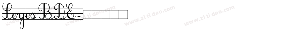 SeyesBDE字体转换
