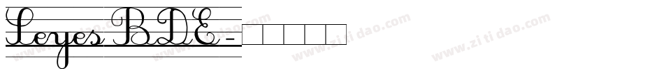 SeyesBDE字体转换