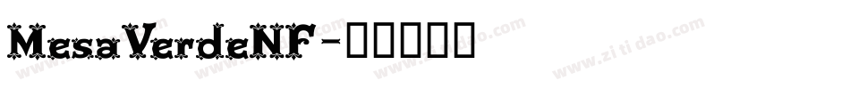MesaVerdeNF字体转换