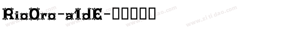 RioOro-a1dE字体转换