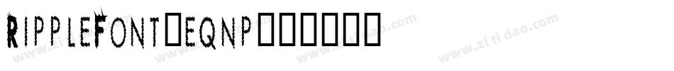 RippleFont-eqnp字体转换