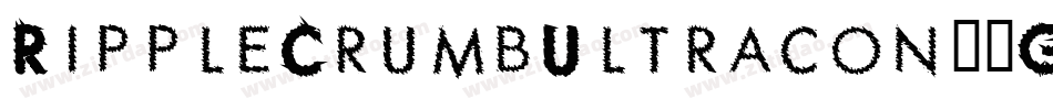 RippleCrumbUltracon-7GR字体转换
