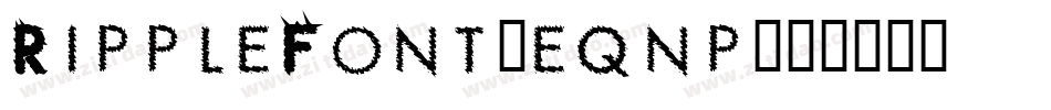 RippleFont-eqnp字体转换