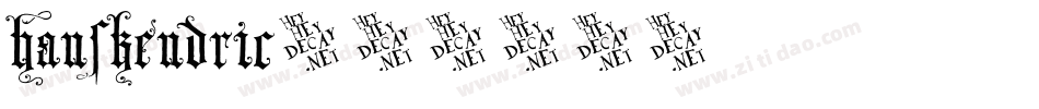 HansKendric字体转换