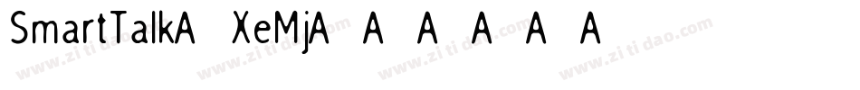 SmartTalk-XeMj字体转换