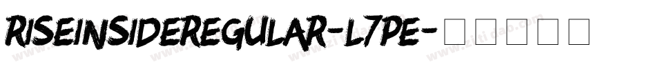 RiseinsideRegular-L7PE字体转换
