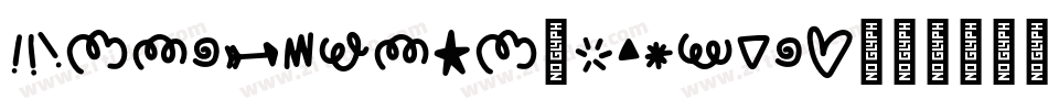 Healthcare-Symbols字体转换