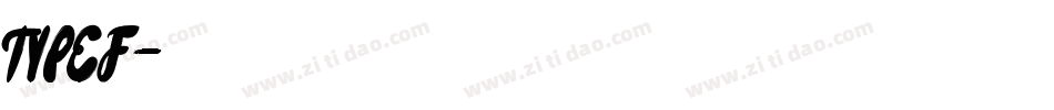 TYPEF字体转换