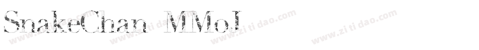 SnakeChan-MMoJ字体转换