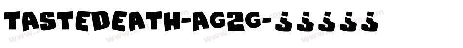 TasteDeath-aG2g字体转换