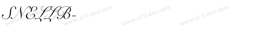 SNELLB字体转换