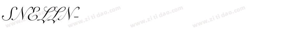 SNELLN字体转换