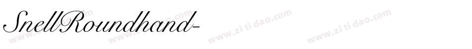 SnellRoundhand手机版字体转换
