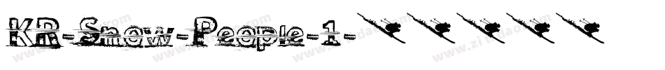 KR-Snow-People-1字体转换