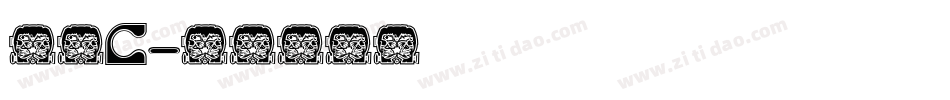 晶黑C字体转换