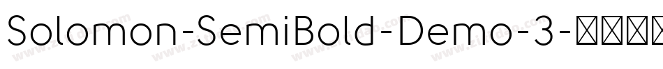 Solomon-SemiBold-Demo-3字体转换