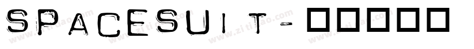 Spacesuit字体转换