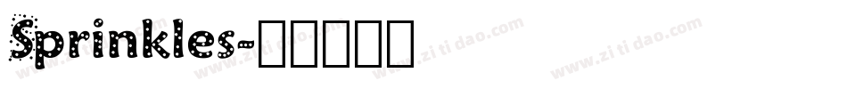 Sprinkles字体转换