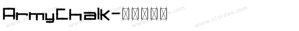 ArmyChalk字体转换