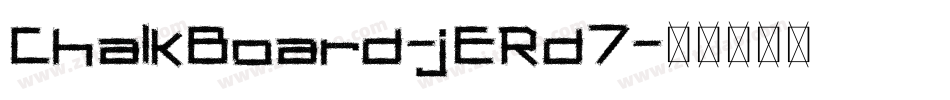 ChalkBoard-jERd7字体转换