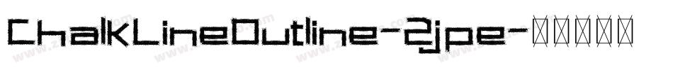 ChalkLineOutline-2jpe字体转换
