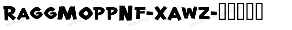 RaggMoppNf-XAwZ字体转换