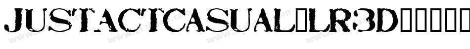JustActCasual-LR3D字体转换