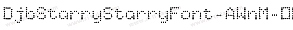 DjbStarryStarryFont-AWnM字体转换
