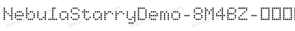 NebulaStarryDemo-8M4BZ字体转换