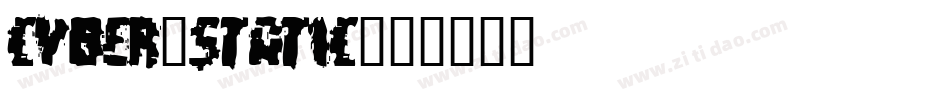 Cyber-Static字体转换
