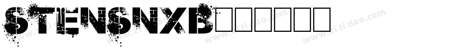 STENSNXB字体转换
