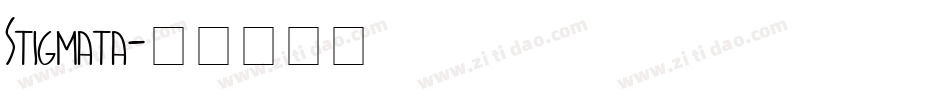 Stigmata字体转换