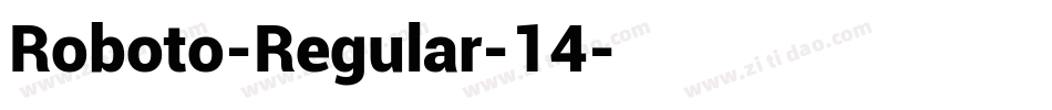 Roboto-Regular-14字体转换
