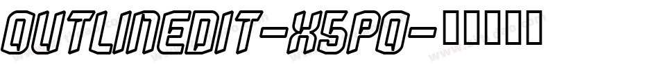 OutlinedIt-x5pO字体转换