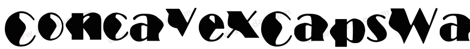 ConcavexCapsWave字体转换