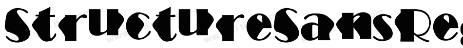 StructureSansRegular-w5Gn字体转换