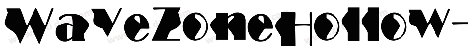 WaveZoneHollow-8MejB字体转换