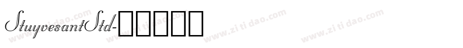StuyvesantStd字体转换