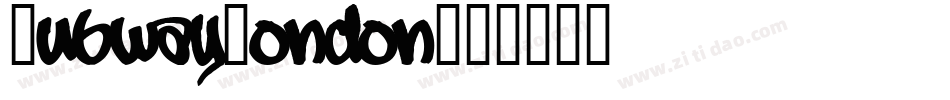 SubwayLondon字体转换