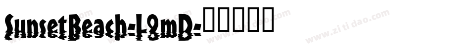 SunsetBeach-L9mD字体转换