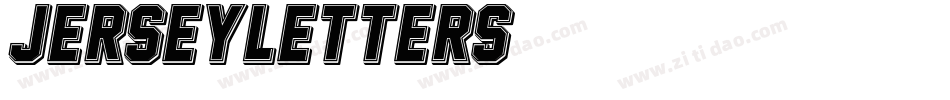 JerseyLetters字体转换