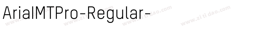 AriaIMTPro-Regular字体转换