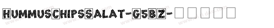HummusChipsSalat-G5BZ字体转换