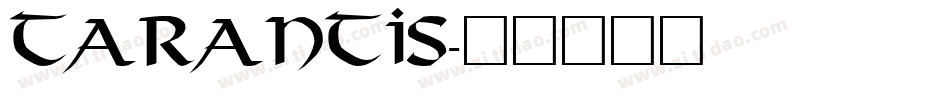Tarantis字体转换