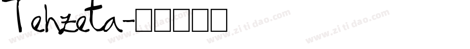 Tehzeta字体转换