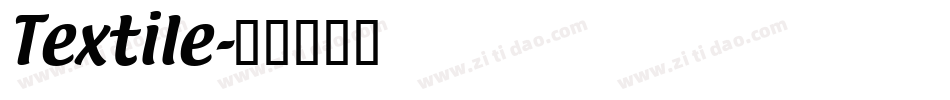 Textile字体转换